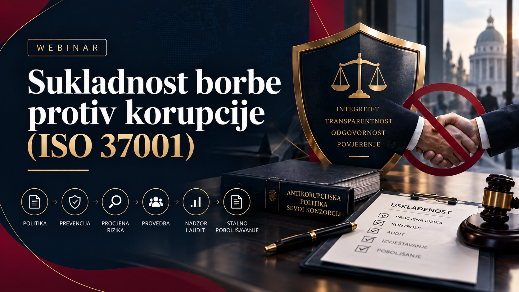 Sukladnost borbe protiv korupcije (ISO 37001)